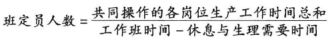 编制定员的方法(按岗位定员)