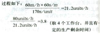 计算单件产品生产时间（Tact time）